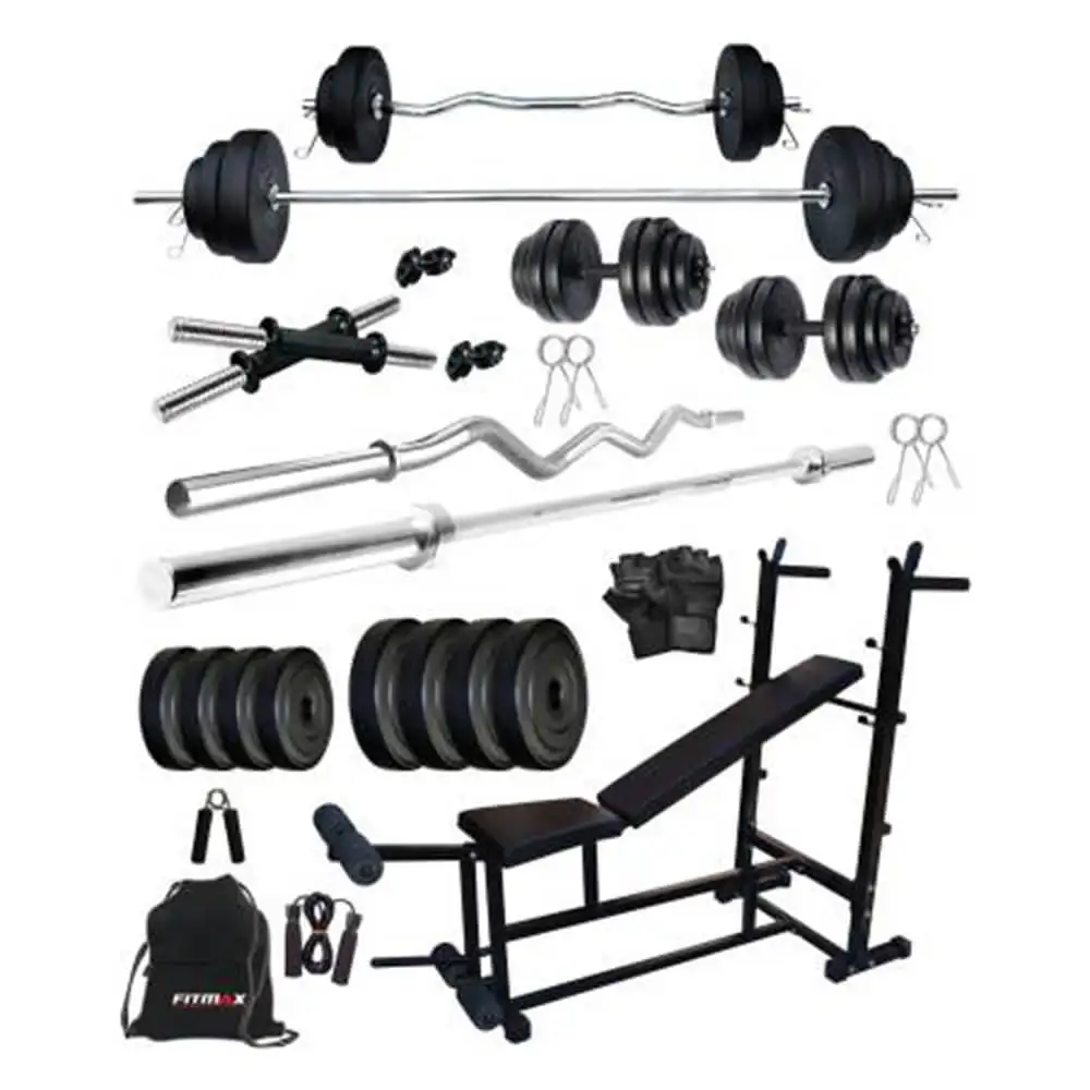 Fitmax PVC 70KG COMBO 25 SL Home Gym Kit