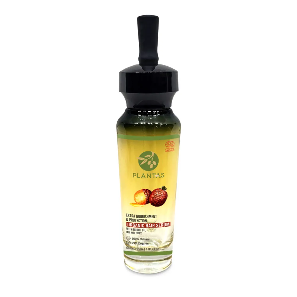 PLANTAS Extra Nourishment & Protection Organic Hair Serum