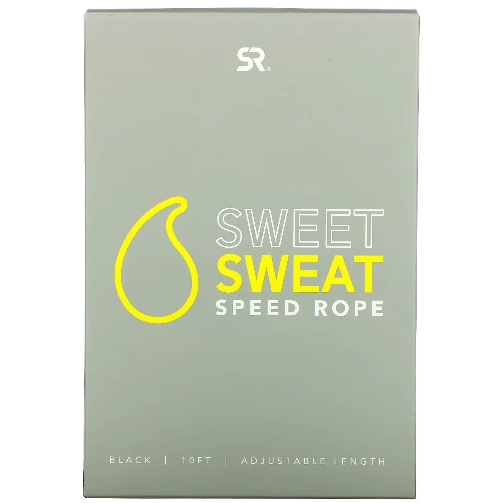 Sweet Sweat Speed Rope, Black, 1 Jump Rope