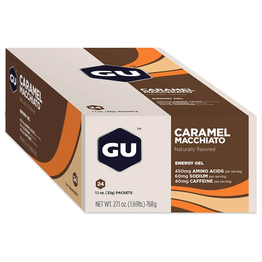 GU Energy Gel,  24 Piece(s)/Pack  Caramel Macchiato