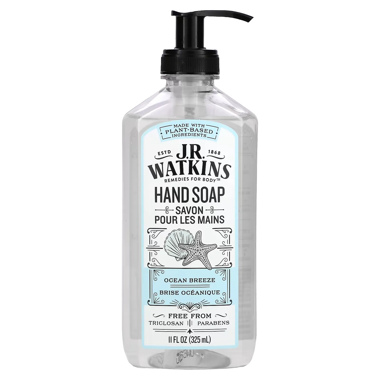 Hand Soap, Ocean Breeze, 11 fl oz (325 ml)