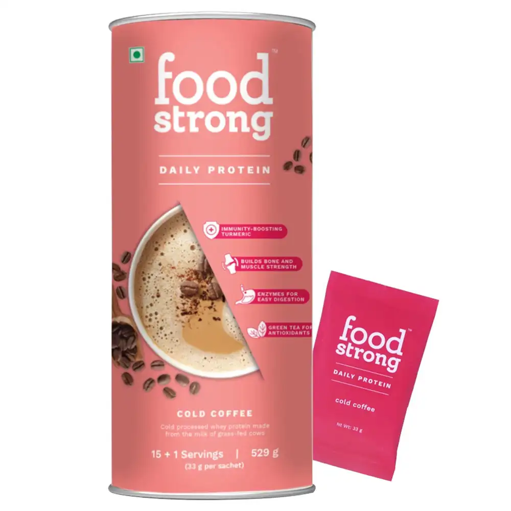 Foodstrong Daily Protein,  1.19 lb  Cold Coffee