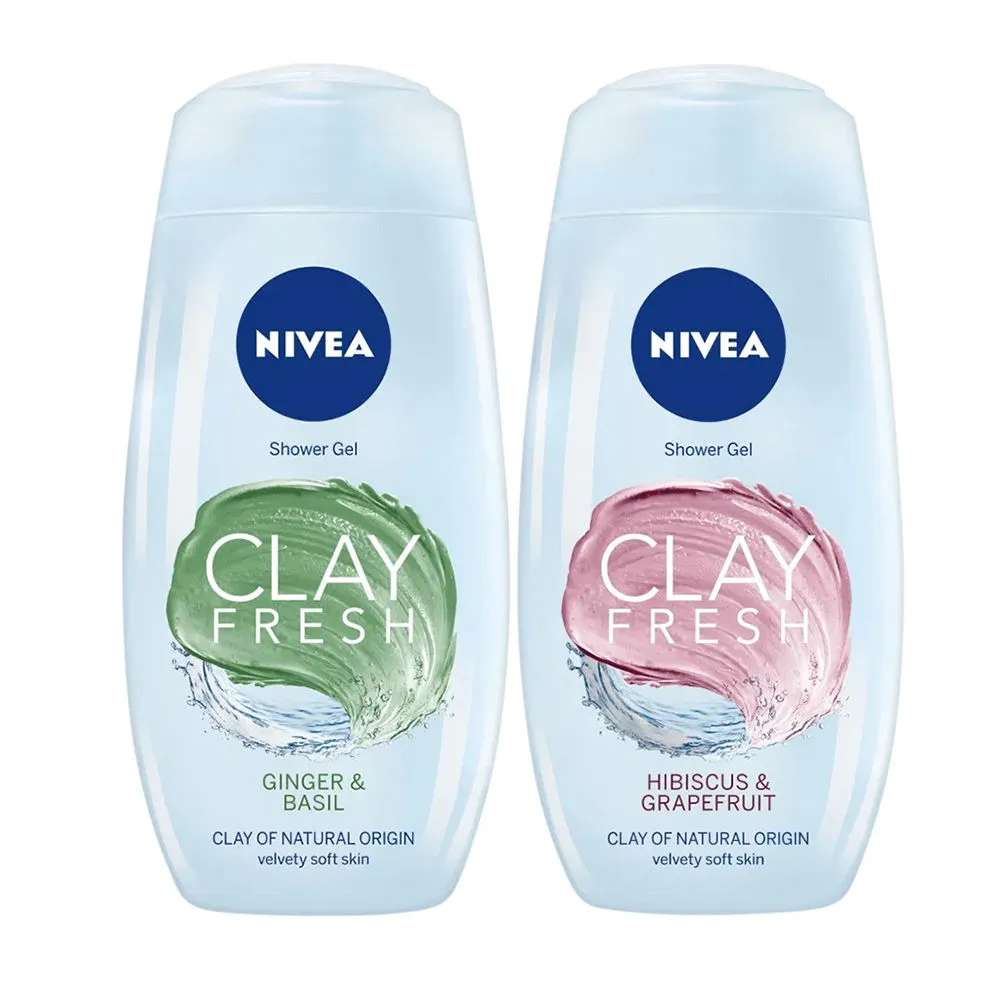 NIVEA Clay Shower Gels Combo