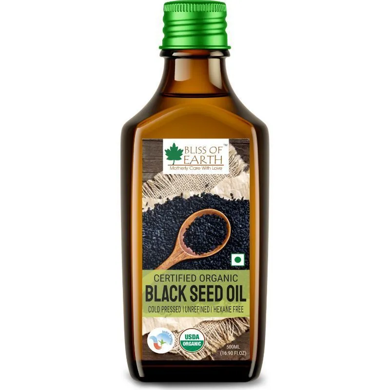 Bliss Of Earth Certified Organic Black Seed Oil