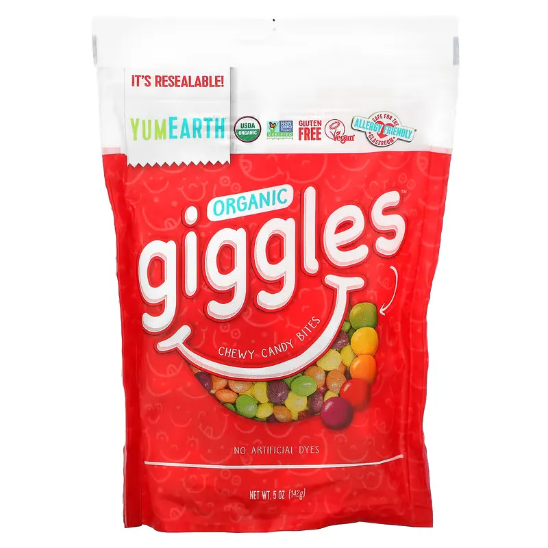 Organic Giggles, Chewy Candy Bites, 5 oz (142 g)