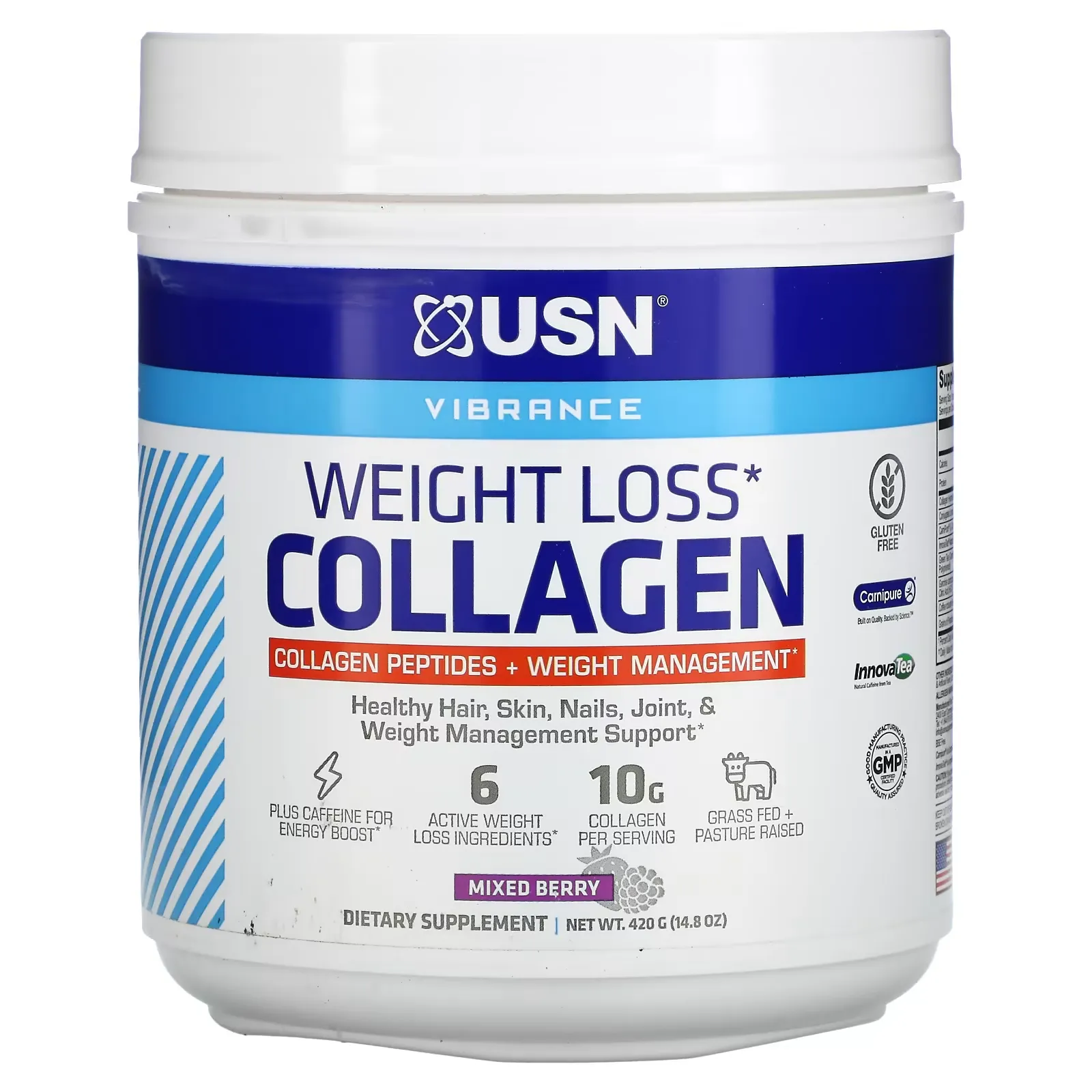 Weight Loss Collagen, Mixed Berry, 14.8 oz (420 g)