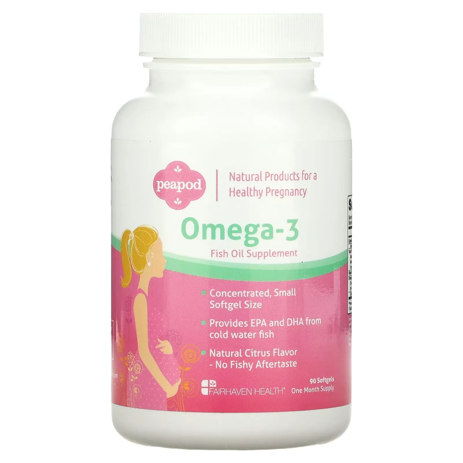 PeaPod, Omega 3, 90 Softgels