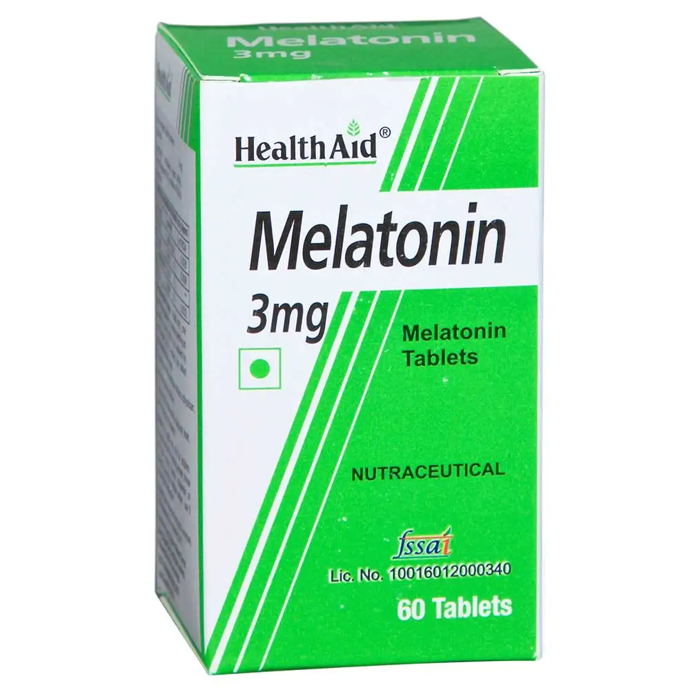 HealthAid Melatonin (3 mg),  60 tablet(s)  Unflavoured