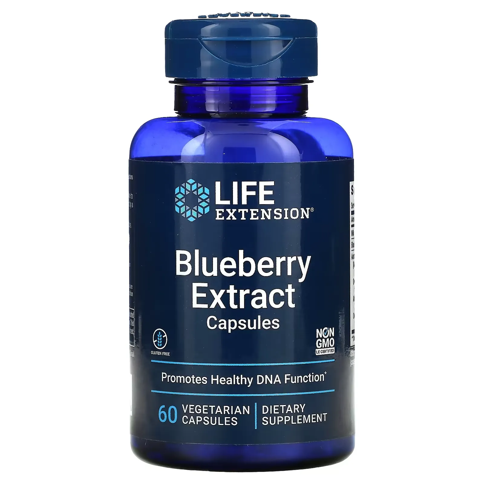 Blueberry Extract Capsules, 60 Vegetarian Capsules