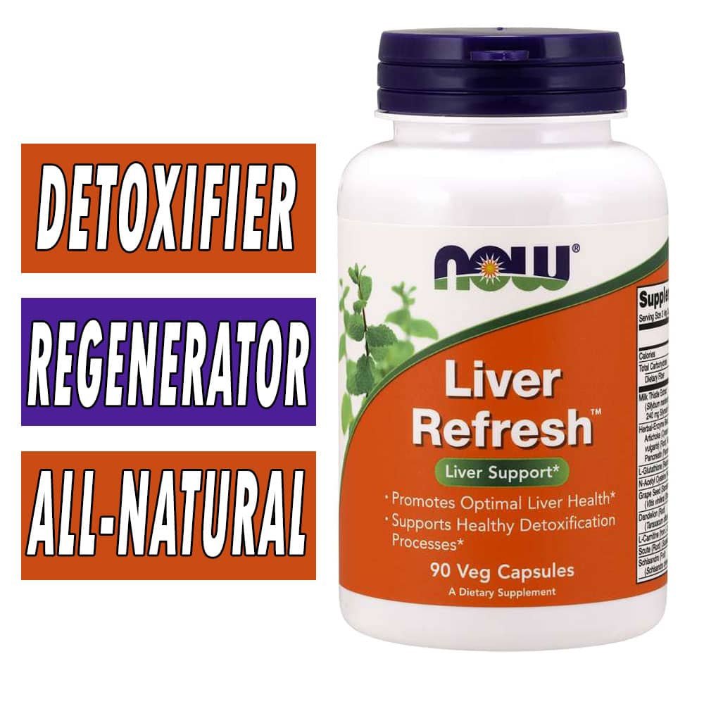 NOW Liver Refresh - 90 Veg Capsules