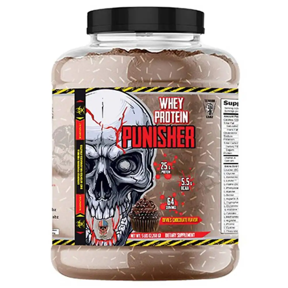 Terror Labz Whey Protein Punisher,  5 lb  Angel's Vanilla