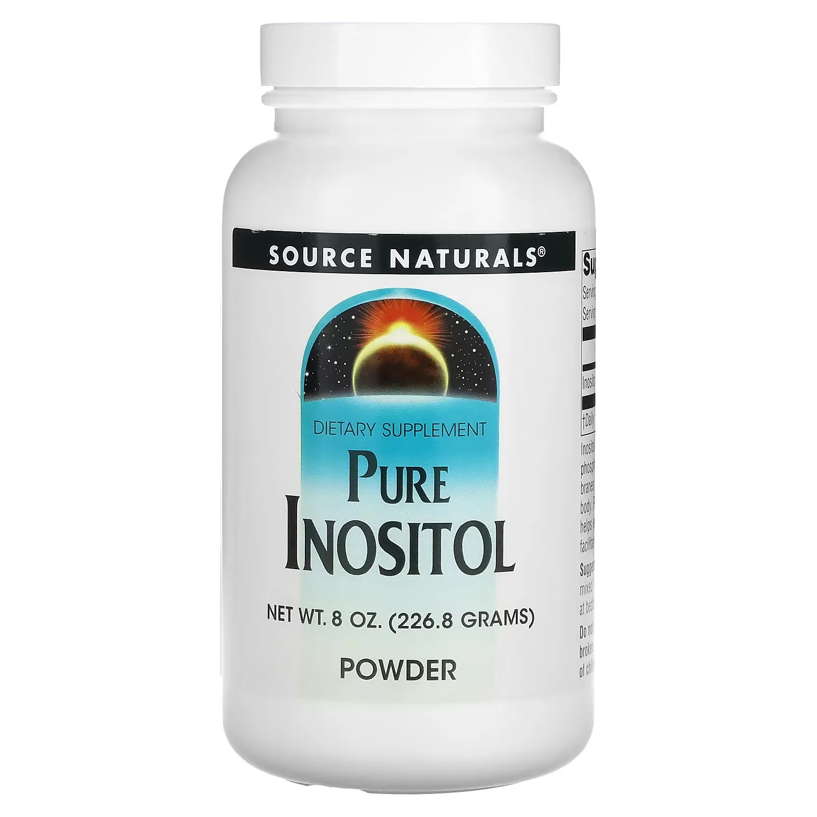 Pure Inositol Powder, 8 oz (226.8 g)