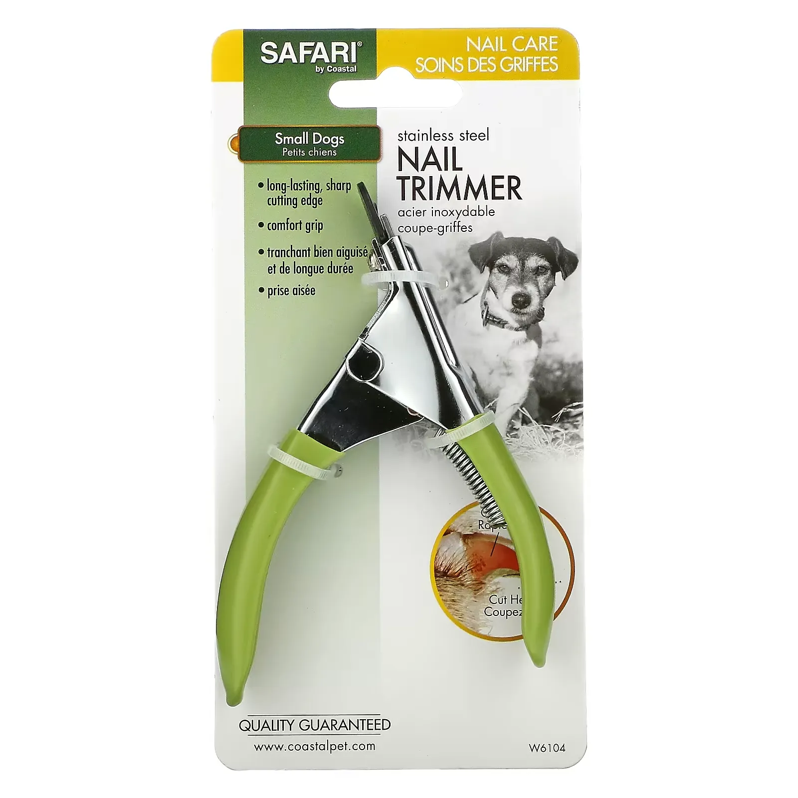 Stainless Steel Nail Trimmer, Small Dogs, 1 Tool