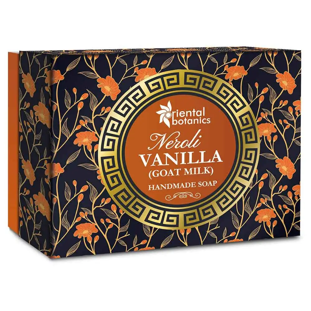 Oriental Botanics Handmade Luxury Soap,  125 g  Neroli & Vanilla (Goat Milk)