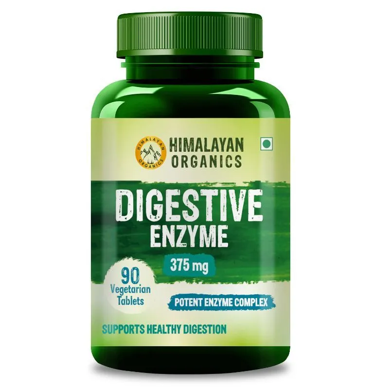 Himalayan Organics Digestive Enzyme Tablets For Healthy Digestion