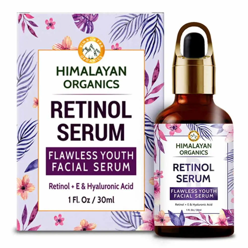 Himalayan Organics Retinol Serum,  30 ml  with Hyaluronic Acid and Vitamin C & E