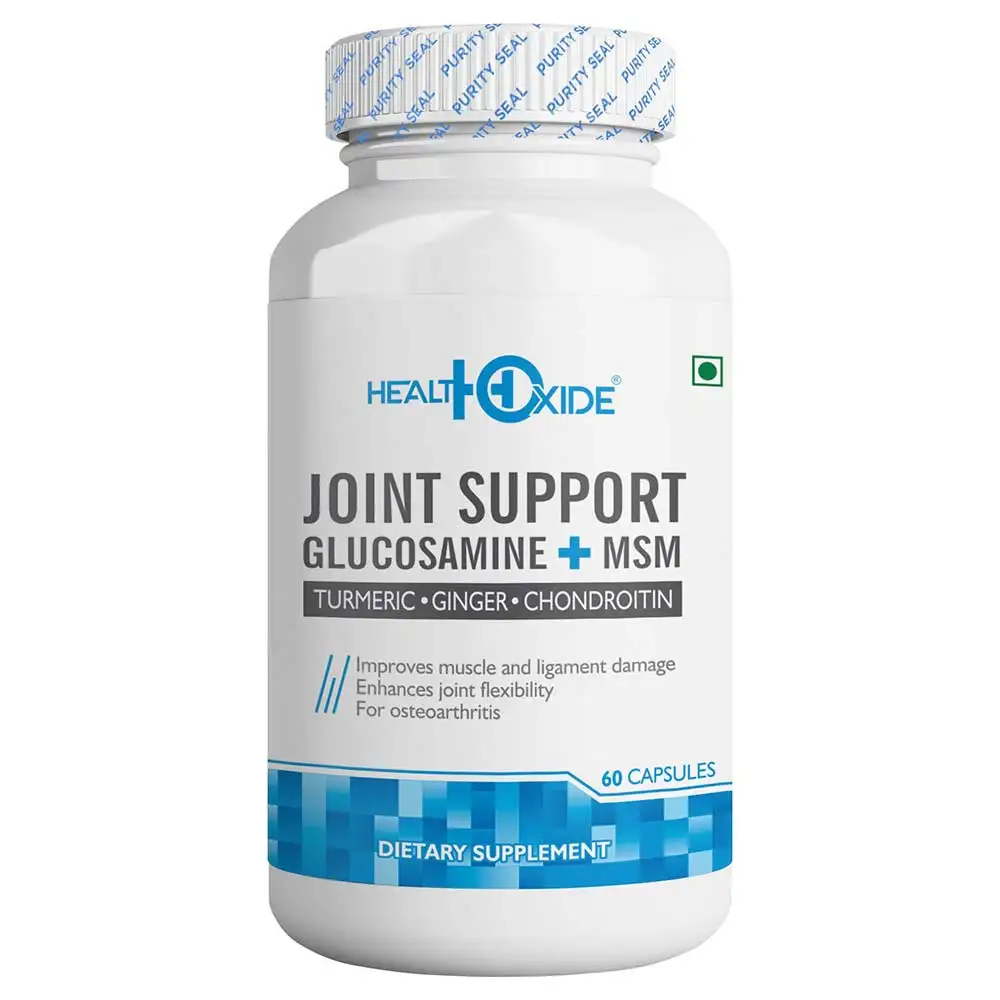 Health Oxide Joint Support Glucosamine+MSM,  60 capsules