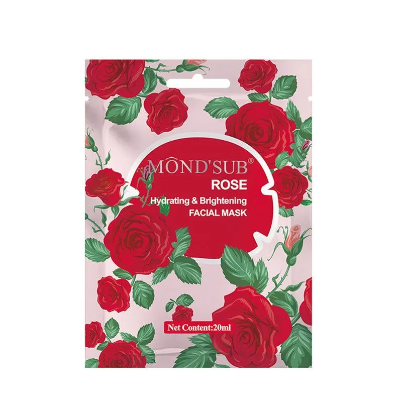 Mond'Sub Rose Hydrating & Brightening Facial Sheet Mask