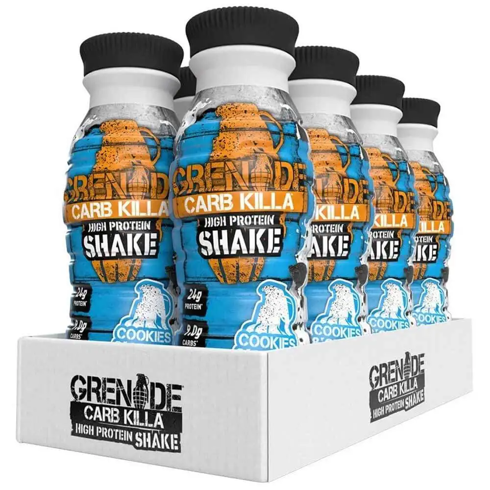 Grenade Carb Killa High Protein Shake,  8 Piece(s)/Pack  Cookies & Cream