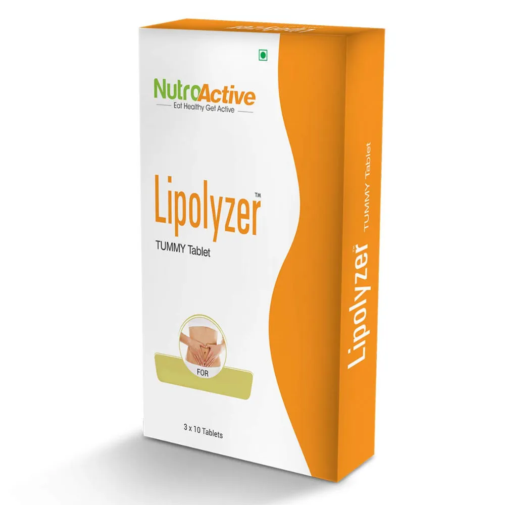 Nutroactive Lipolyzer Tummy Fat Burner 30 Tablets