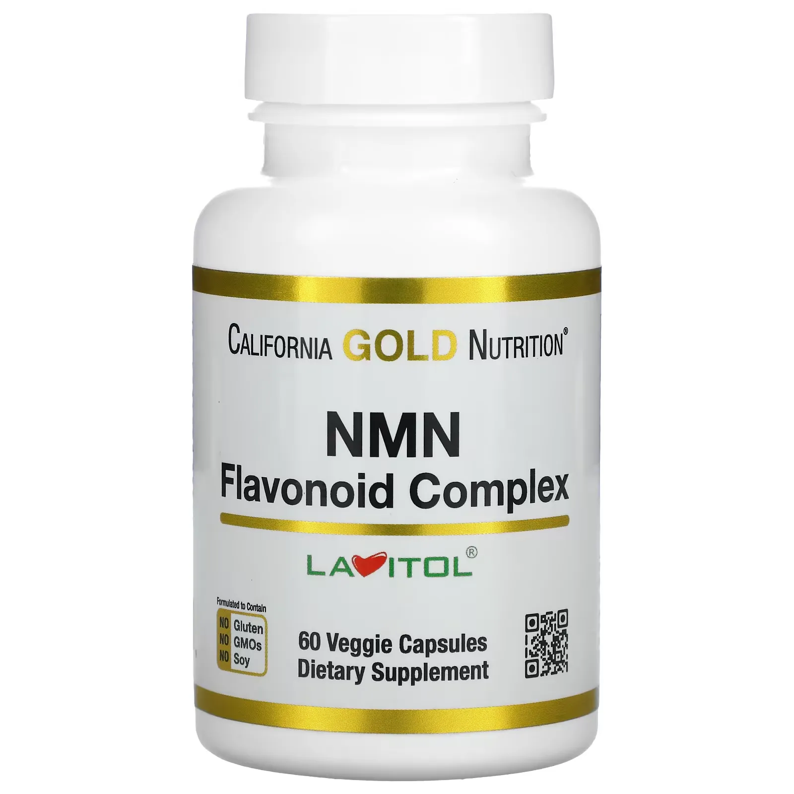 NMN, Nicotinamide Mononucleotide, Flavonoid Complex, 60 Veggie Capsules