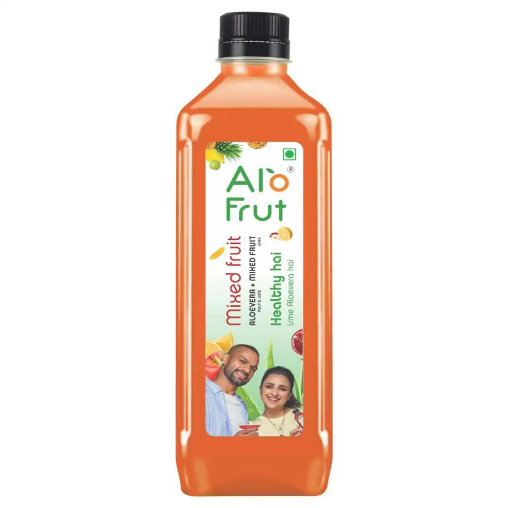 Alo Frut Mixed Fruit Aloevera Juice,  0.300 L  Mixed Fruit (Pack of 24)