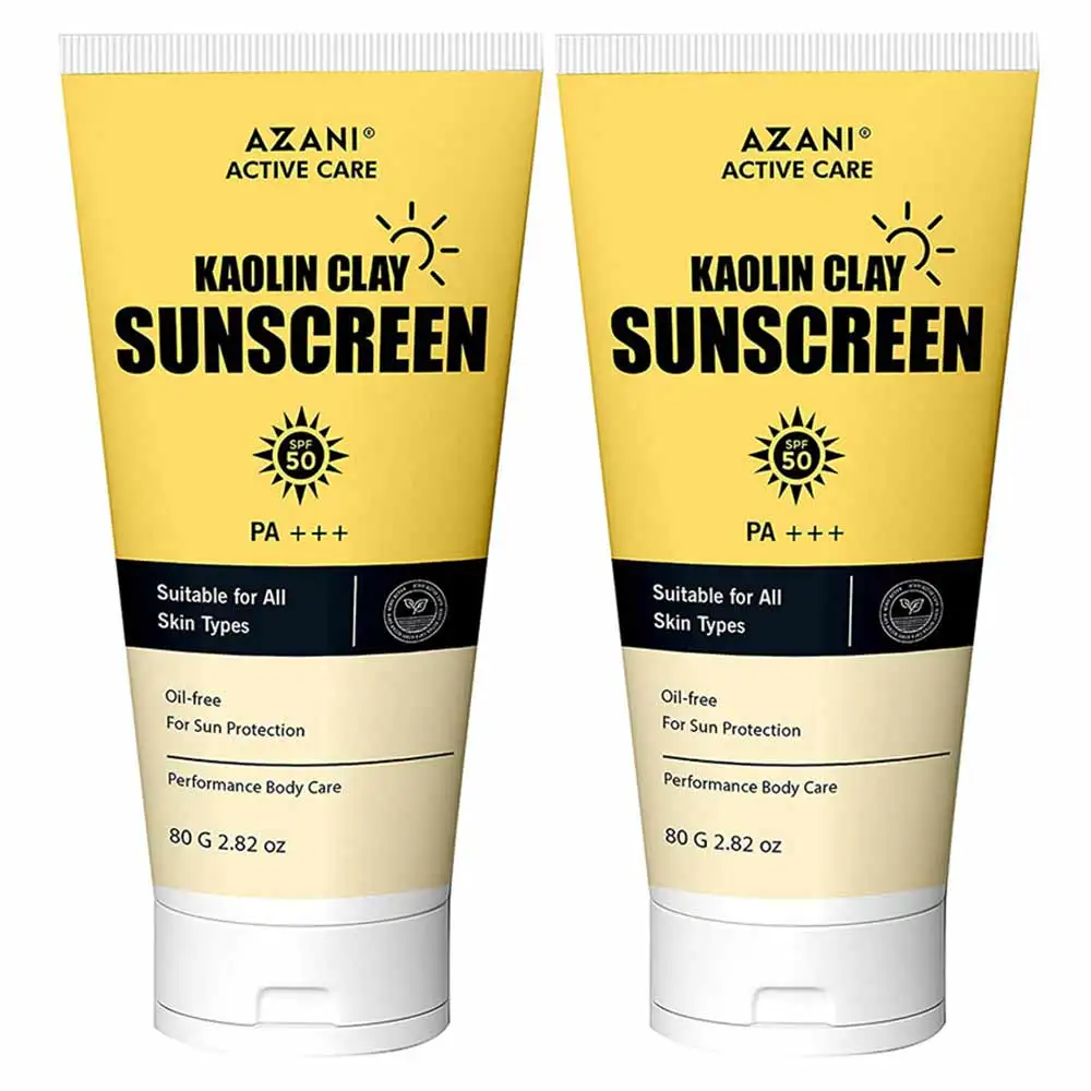 Azani Active Care Sunscreen,  80 g  for All Skin Types (Pack of 2)