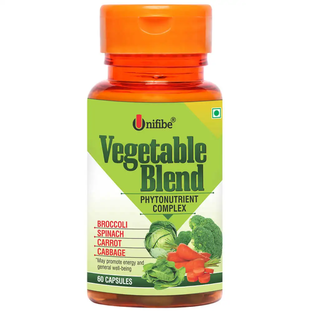 Unifibe Vegetable Blend,  60 capsules