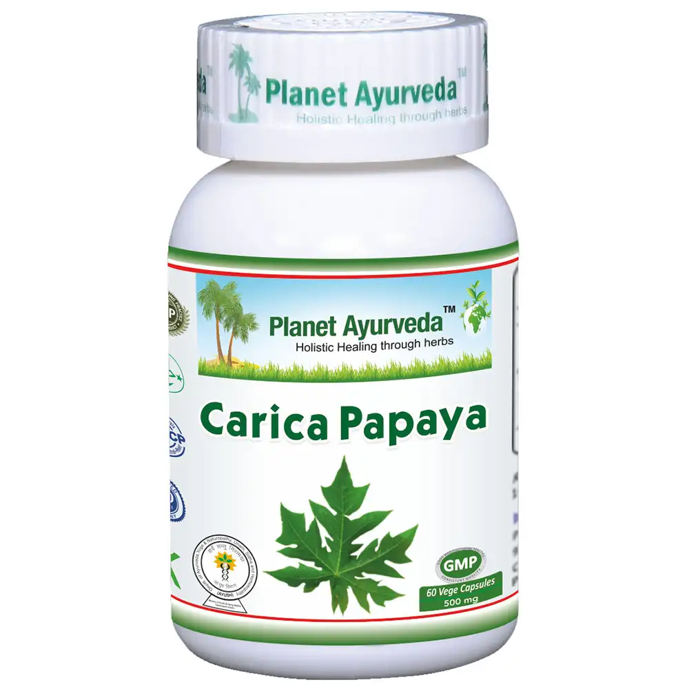 Planet Ayurveda Carica Papaya,  60 veggie capsule(s)