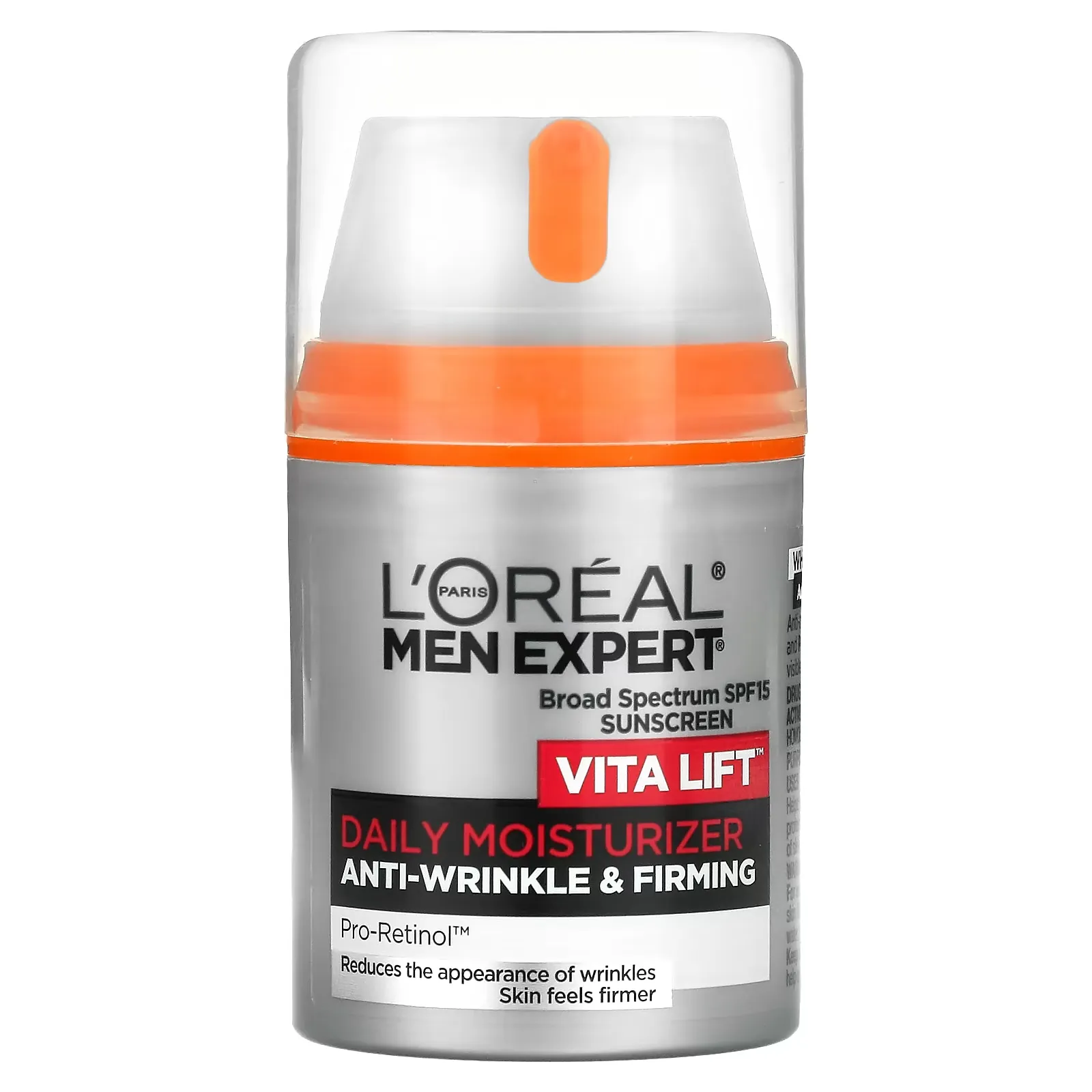 Men Expert, Vita Lift Daily Moisturizer, Anti-Wrinkle & Firming, SPF 15, 1.6 fl oz (48 ml)