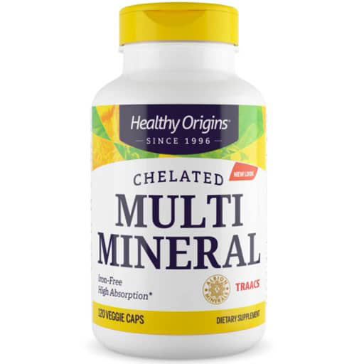 Healthy Origins Chelated Multi Mineral - 120 VCaps