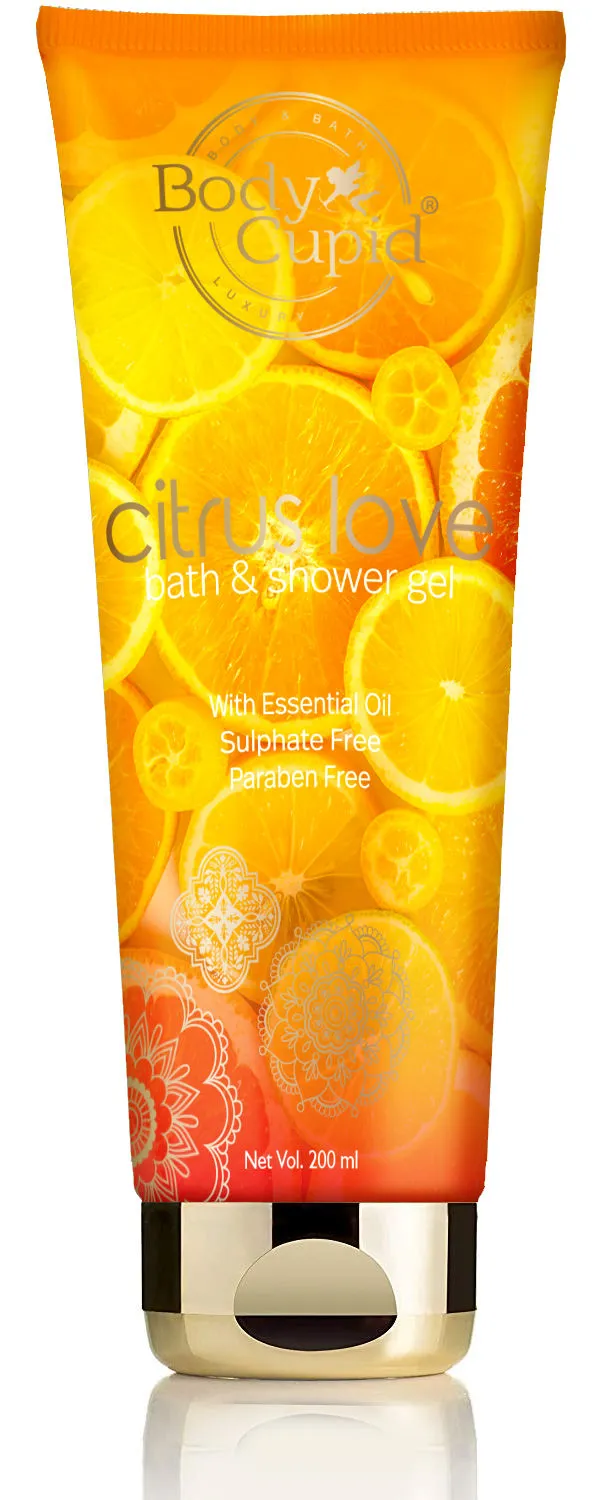 Body Cupid Citrus Love Shower Gel - No Sulphate And Parabens