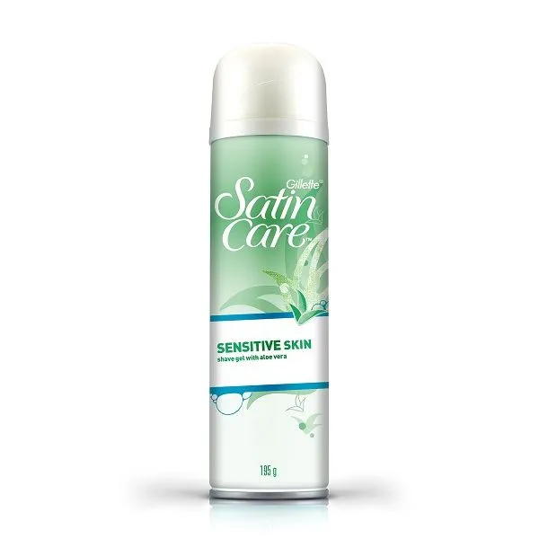 Gillette Satin Care Sensitive Skin Shave Gel With Aloe Vera