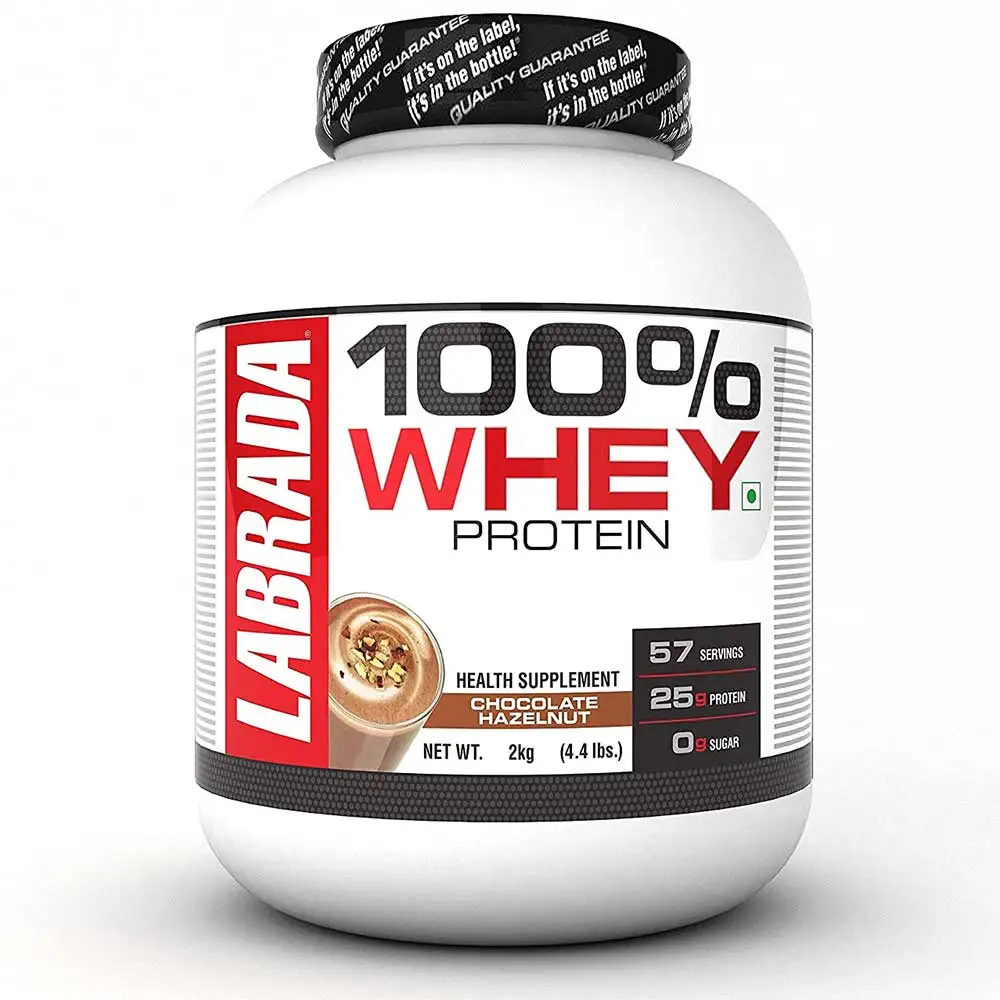 Labrada 100% Whey Protein,  4.4 lb  Chocolate Hazelnut