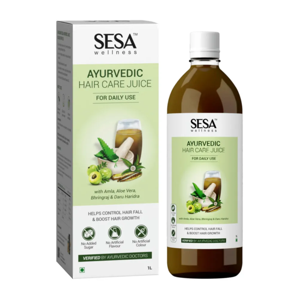 SESA Ayurvedic Hair Care Juice with Bhringraj Aloe Vera Amla & Daru Haridra