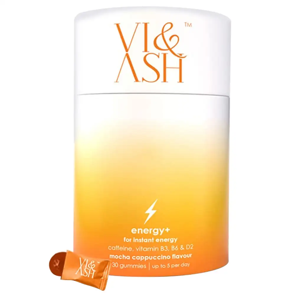 VI & ASH Energy+,  Mocha Cappuccino  30 gummies