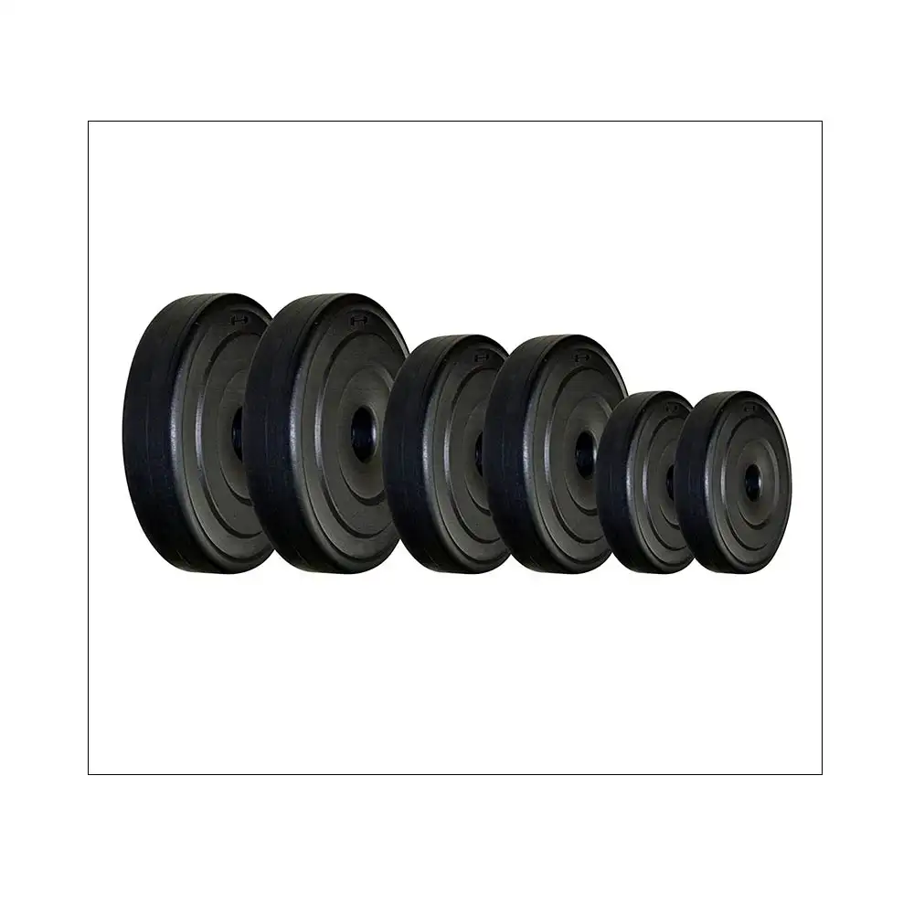 HUSTLE FITNESS PVC Combo (10 Kg - 30 Kg) Weight Plates