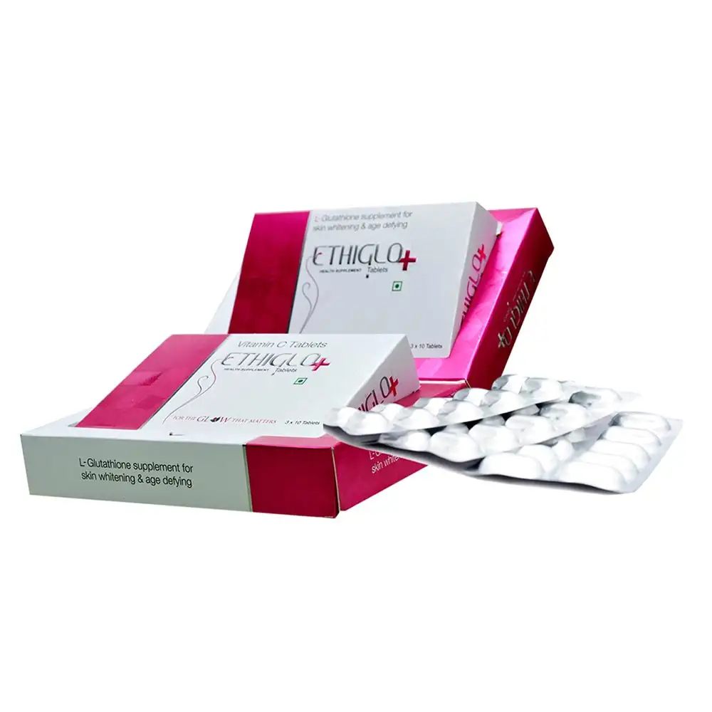 Ethiglo Plus Skin Whitening,  60 tablet(s)