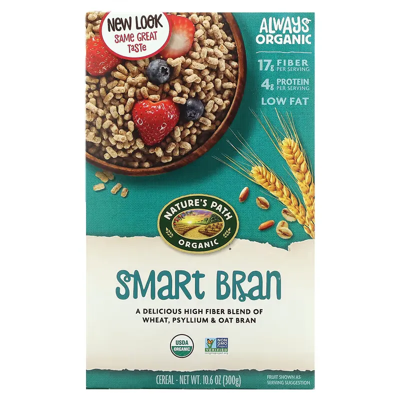 Organic Smart Bran Cereal, 10.6 oz (300 g)