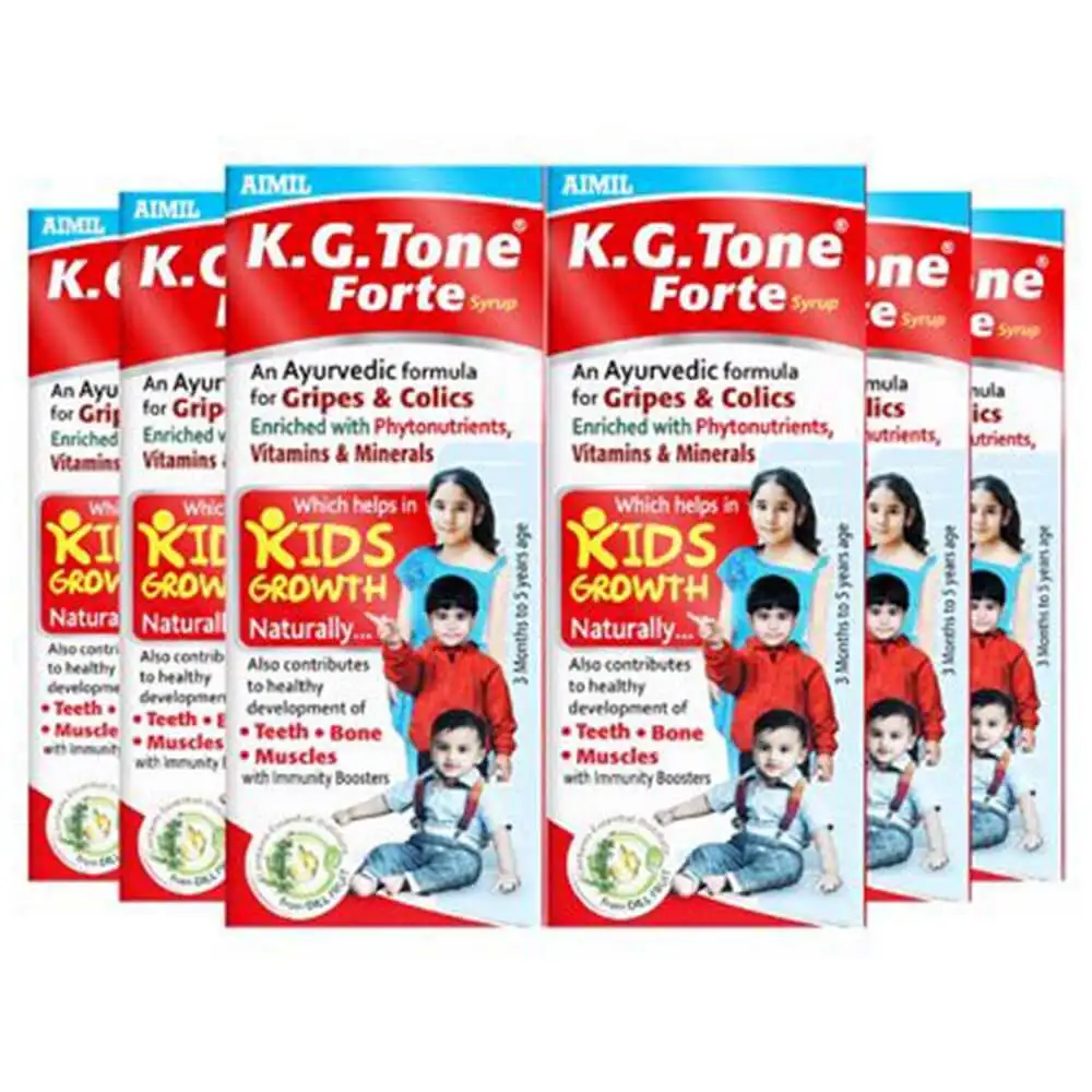 Aimil K.G. Tone Forte Syrup (Pack of 6),  100 ml