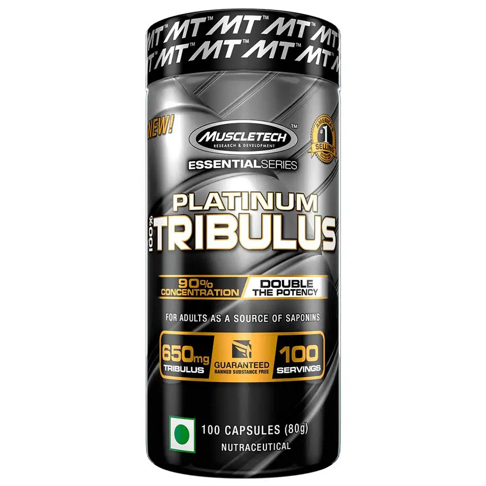 MuscleTech Platinum 100% Tribulus,  100 capsules  Unflavoured