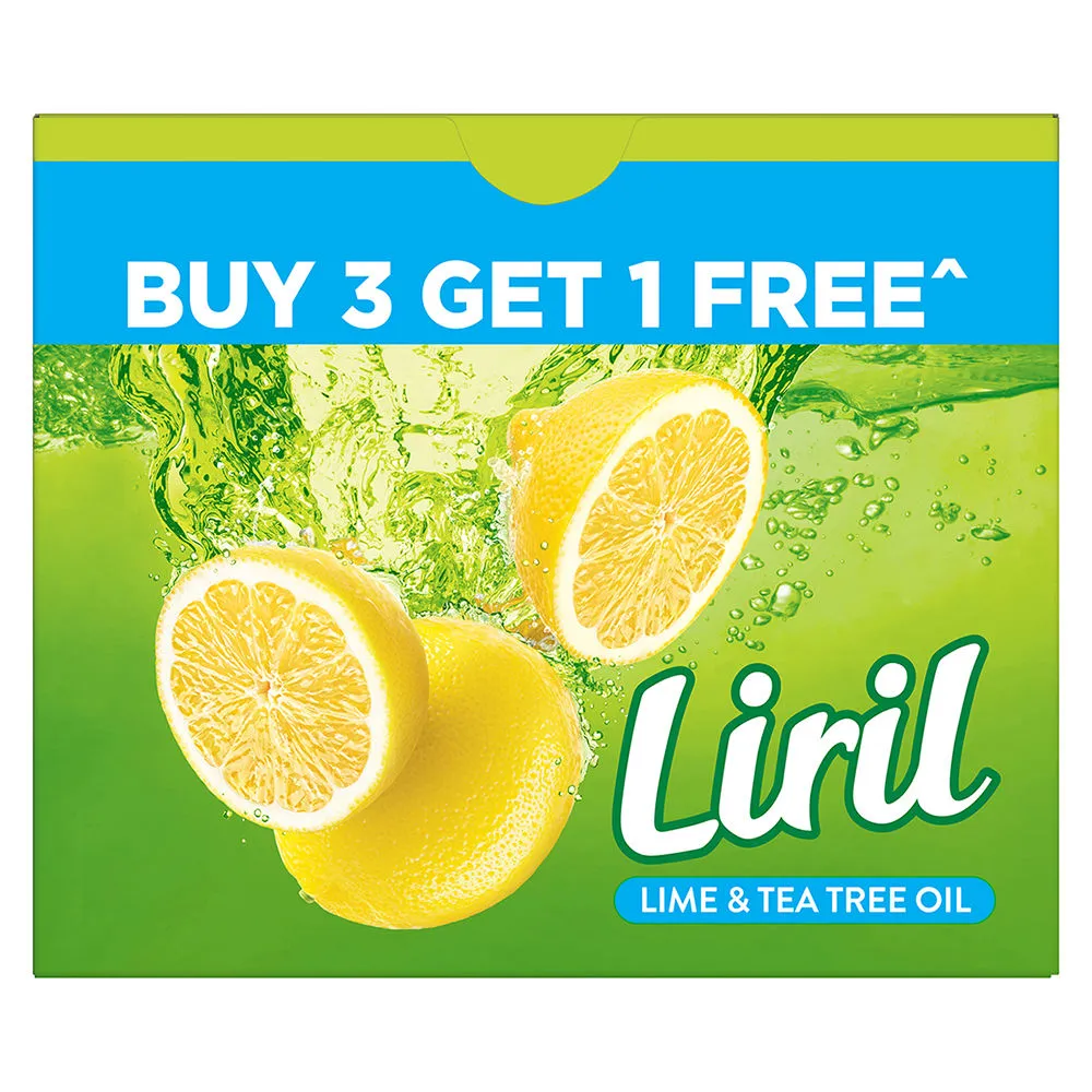 Liril Lime & Tea Tree Oil Soap (buy 3 Get 1 Free)