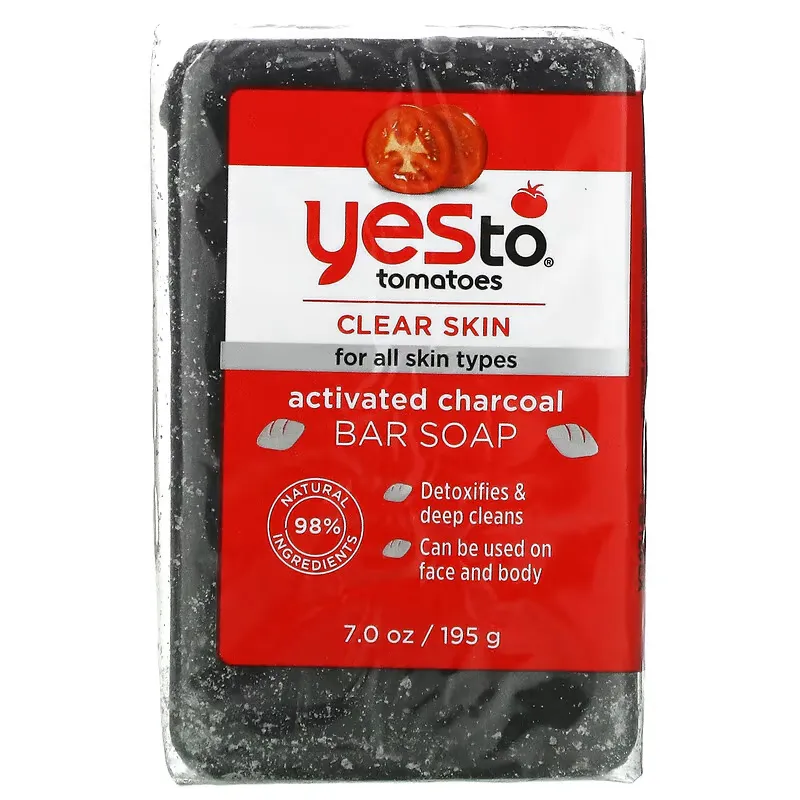 Tomatoes, Activated Charcoal Bar Soap, 7 oz (195 g)