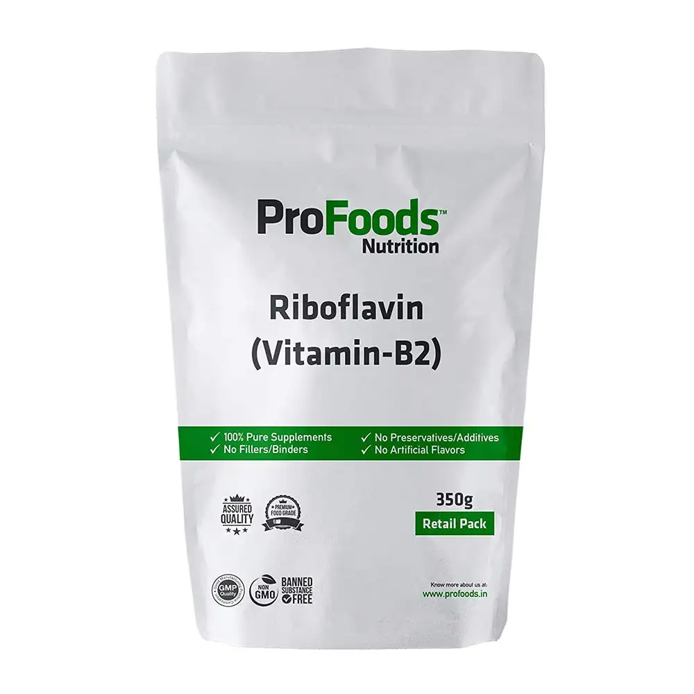 ProFoods Riboflavin (Vitamin B2) Powder,  350 g  Unflavoured