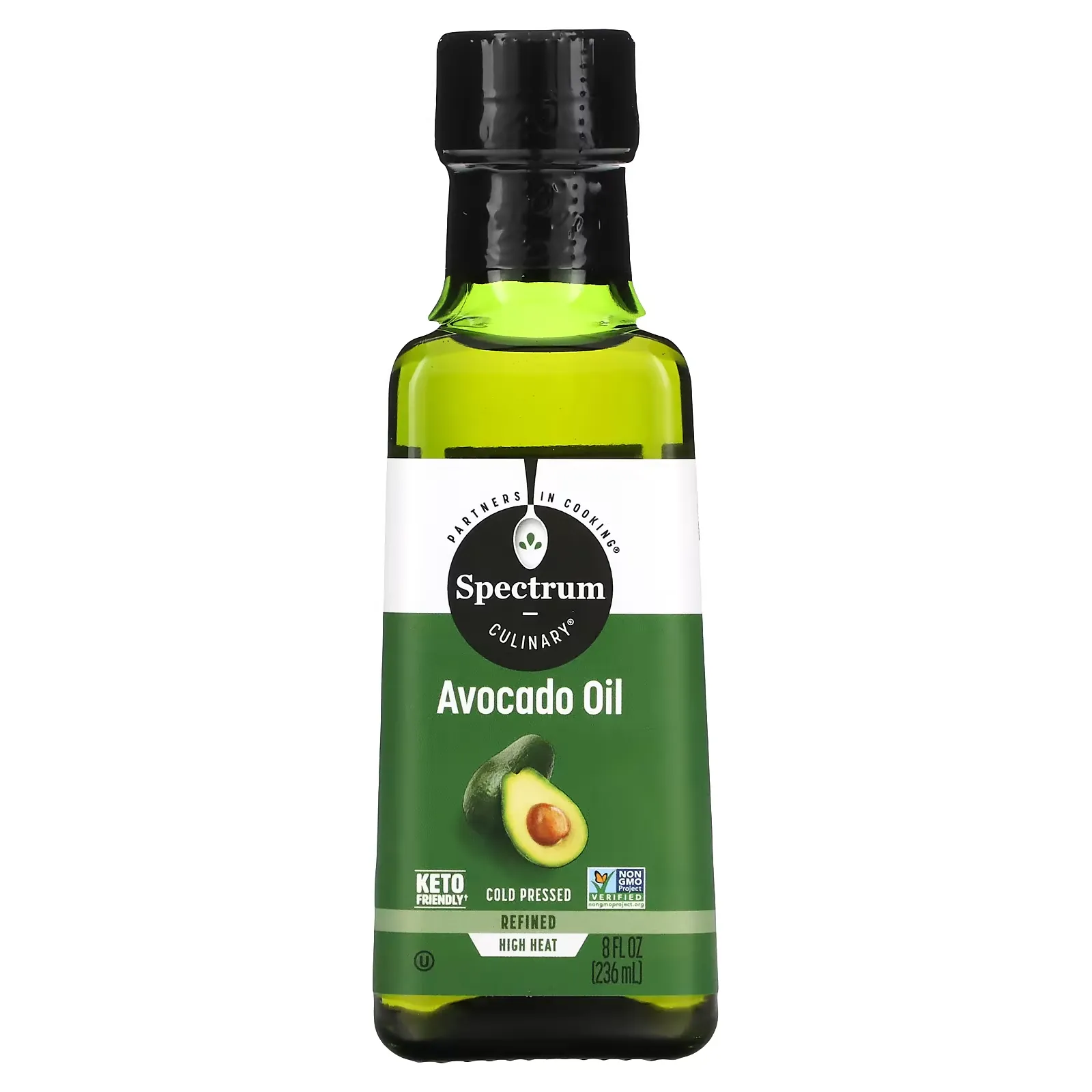 Avocado Oil, Cold Pressed, 8 fl oz (236 ml)