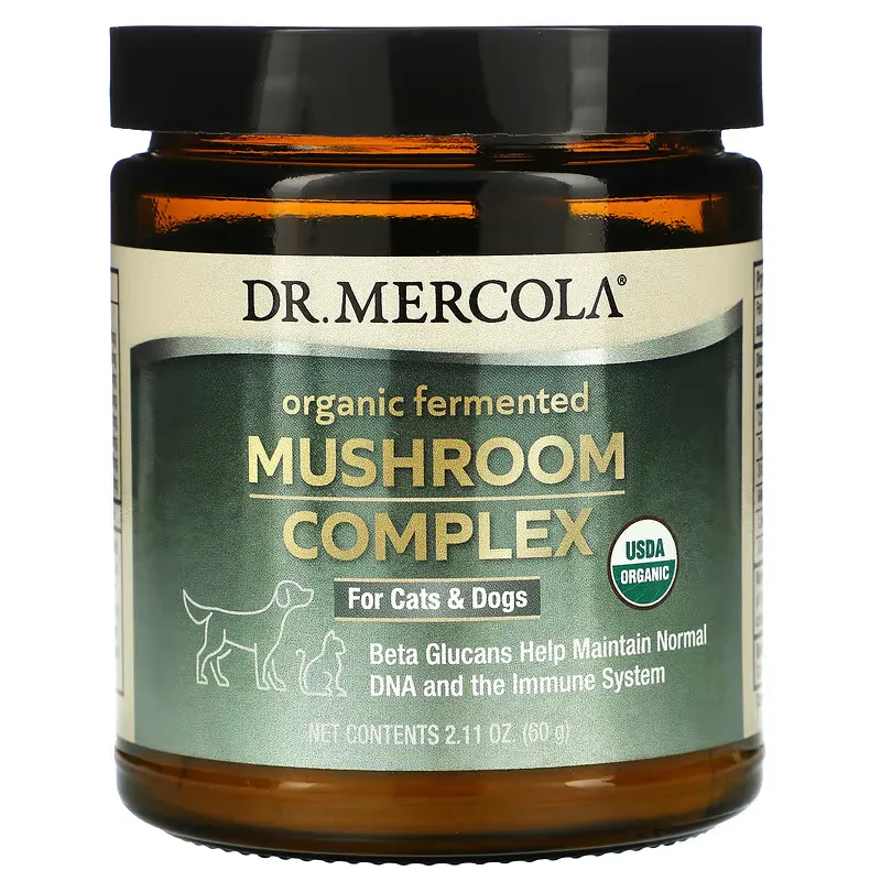 Organic Fermented Mushroom Complex, For Cats & Dogs, 2.11 oz (60 g)