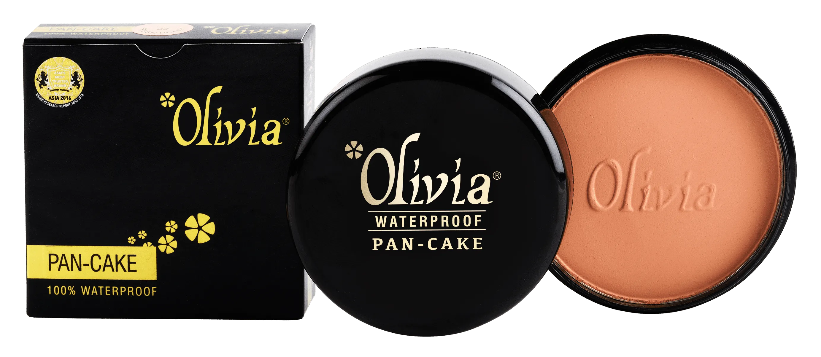 Olivia Waterproof Pan-Cake - Natural Honey