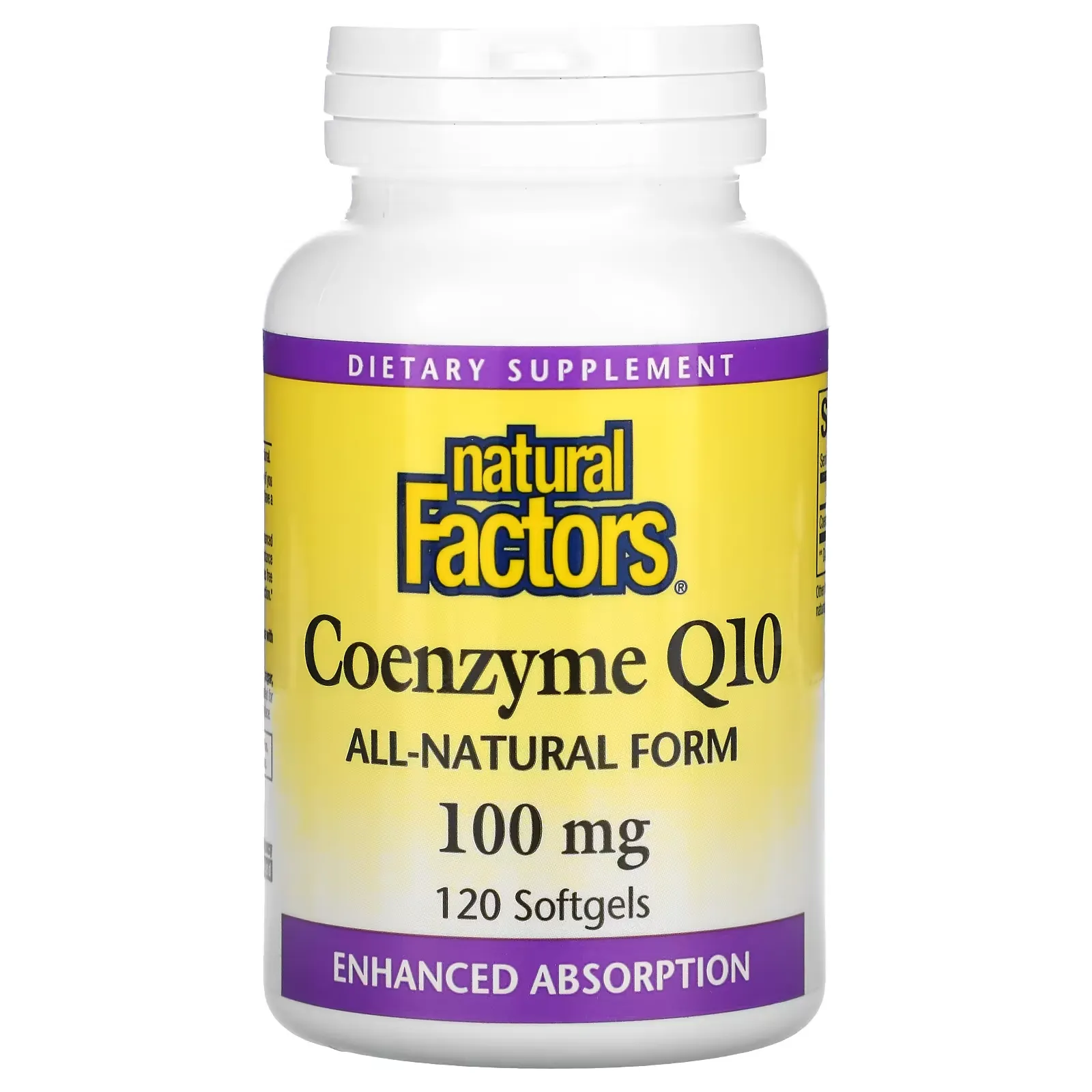 Coenzyme Q10, 100 mg, 120 Softgels