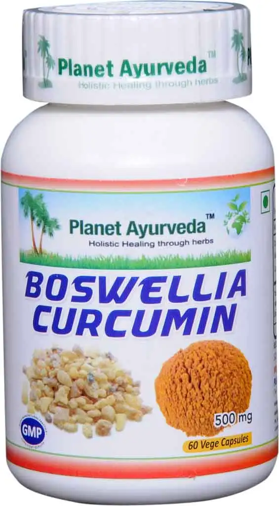 Planet Ayurveda Boswellia+Curcumin,  60 capsules