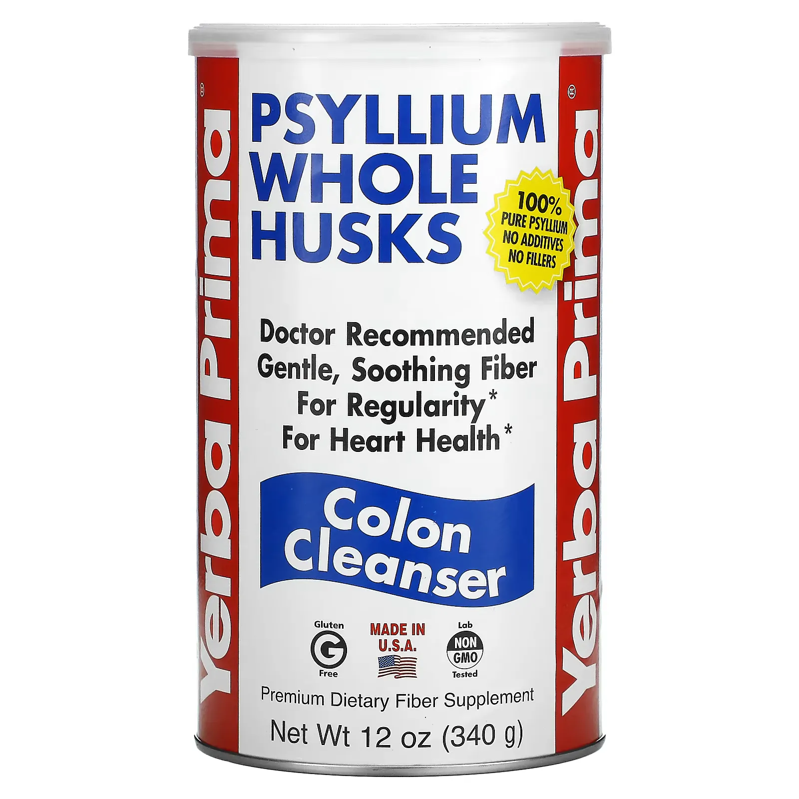 Psyllium Whole Husks, Colon Cleanser, 12 oz (340 g)